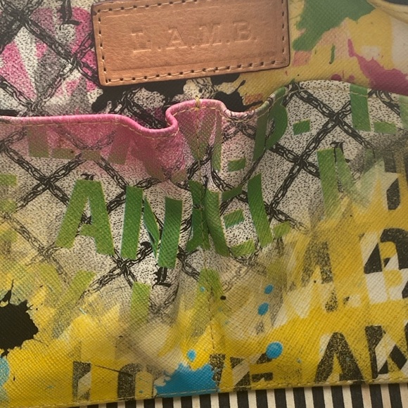 L.A.M.B. By Gwen Stefani Graffiti Tote Bag Y2K